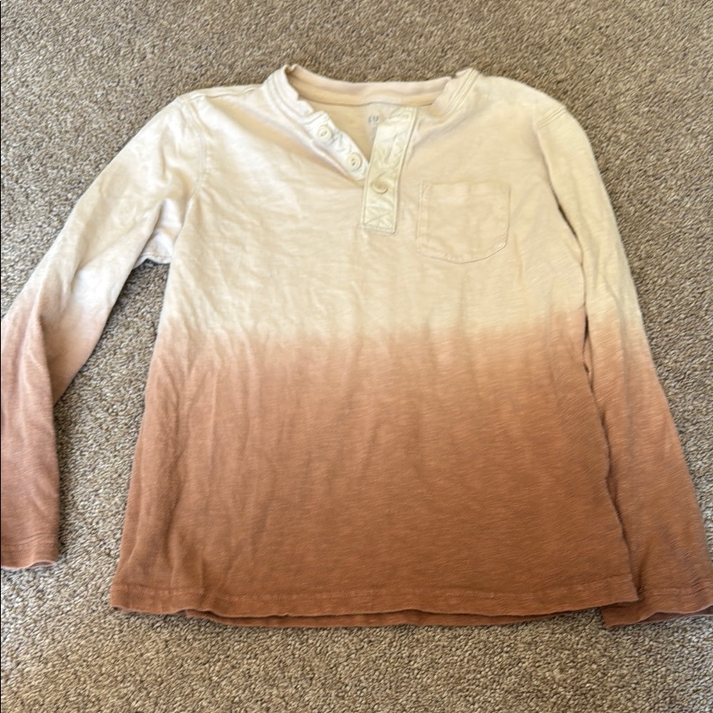 Kids Gradient Long Sleeve Shirt